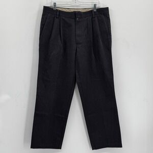 Dockers D3 Classic Fit Pleated Pants Men Size 36x39 Charcoal Gray Pants